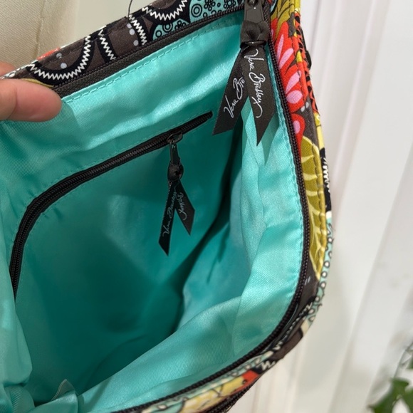 Vera Bradley Crossbody Bag Floral with Quilted Design With Packets - Picture 11 of 15